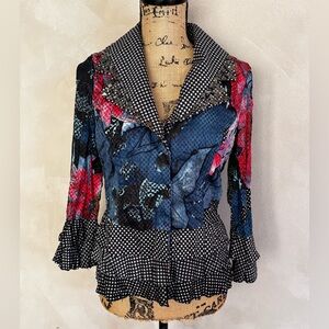 Alberto Makali multicolored embellished jacket